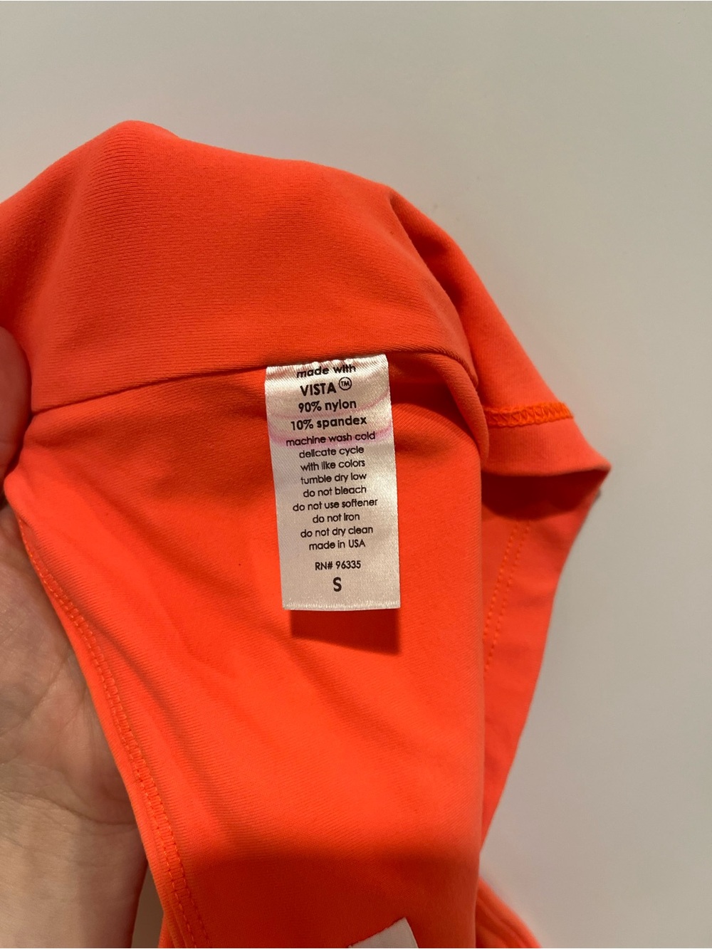 Susana Monaco Crop Tube Top Lava Small Vista Neon Orange - Picture 7 of 8